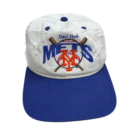Apparel Other - Vintage 1 Apparel Tag New York Mets 2 Bat Logo Baseball Snapback Cap Made in USA